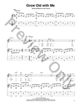 Grow Old with Me Guitar and Fretted sheet music cover